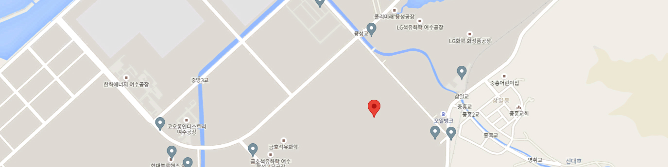 국내사업장 - 기초화학 여수공장 위치
